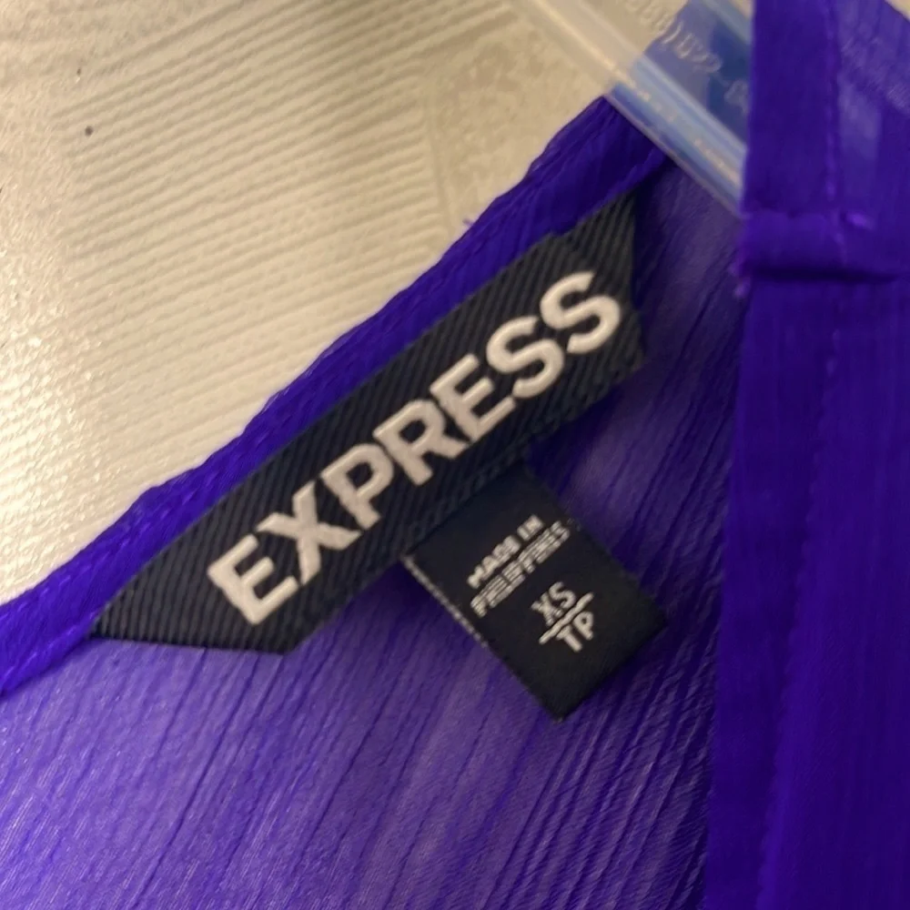 ❤️ 🆕 EXPRESS Sleeveless deep purple Dress Size XS